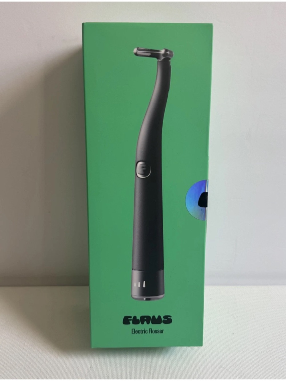 Flaus Electric Flosser Starter Kit Black NEW SEALED